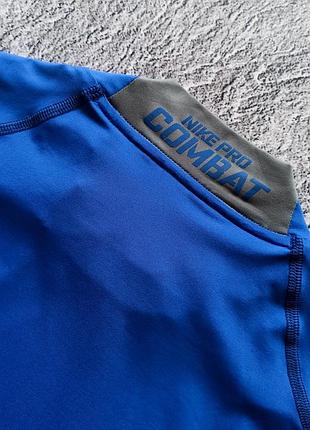 Лонслів nike pro combat blue 6