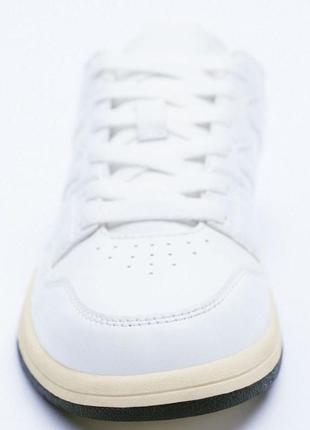 Базовые белые кроссовки zara3 фото
