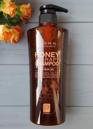 Шампунь "медова терапія" daeng gi meo ri honey therapy shampoo 500ml3 фото