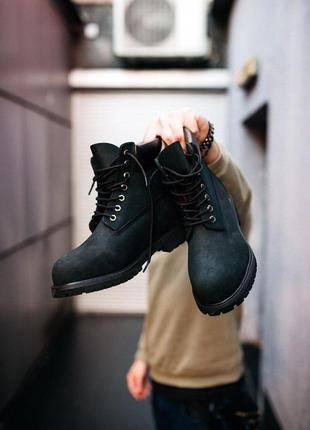 Жіночі ботінки  timberland black 6 женские ботинки тимберленд