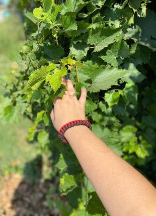 Браслет з паракорду corkscrew на пластиковій застібці, розмір і колір під замовлення