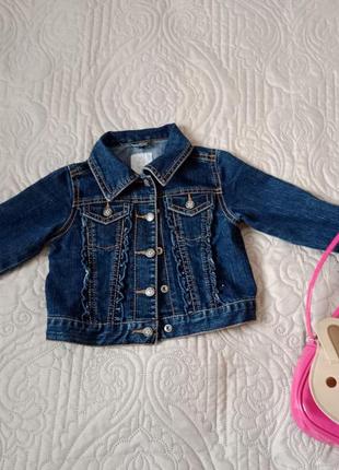 Джинсовка джинсовий піджак для дівчинки