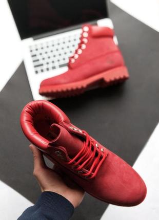 Жіночі ботінки  timberland red 4 женские ботинки  тимберленд