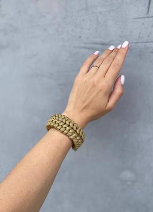 Браслет із паракорду з плетінням "lust for life" для виживання під замовлення