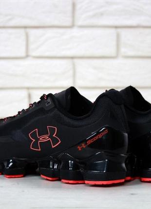 Чоловічі кросівки  under armour scorpio 2 black red мужские кроссовки  ундер амур5 фото