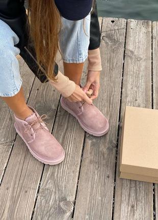 Жіночі угги  ugg neumel pink 1 женские угги6 фото