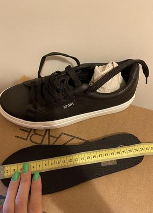 Кеды черные на платформе