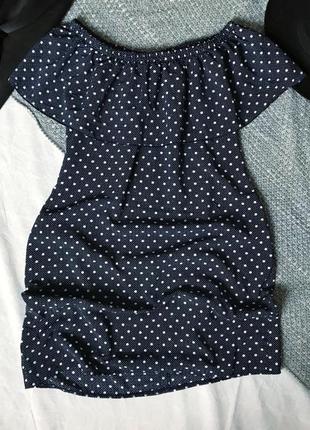 Легкий літній сарафан в горох