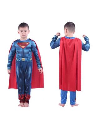 Детский костюм супермен на 5-6 лет