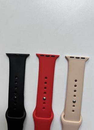 Ремінець силіконовийr apple watch band 38mm 40mm7 фото