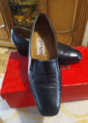 Шкіряні італійські туфельки 35