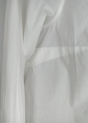 Удлиненная белая рубашка.5 фото