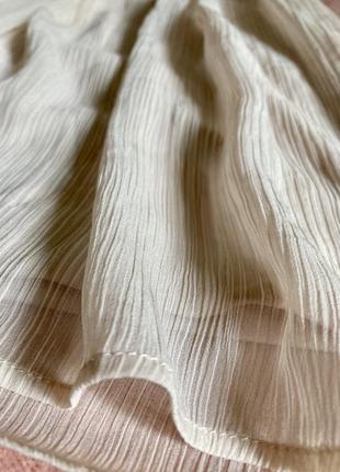 Сукня міні із мереживом сарафан пудровий4 фото