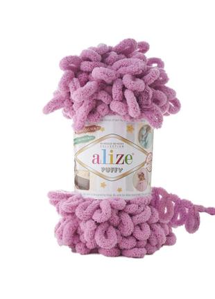 Alize puffy алізе пуффи плюшева пряжі alize puffy 98бегонія, фантазійна