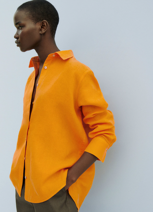 Лляна сорочка massimo dutti 38/40 (5158512618)