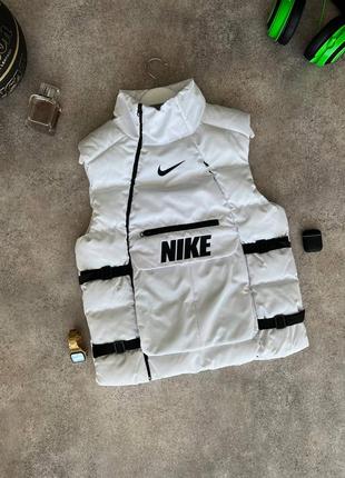 Чоловічий жилет nike white.5 фото