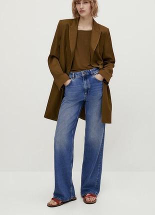 Джинсы клёш расклешенные высокая посадка massimo dutti оригинал