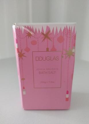 Сіль для ванн joyful holidays bath salt , 200 г. douglas1 фото