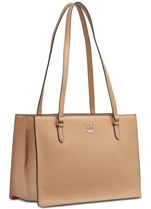 Сумка шкіряна dkny whitney center zip leather tote bag r91aha94 оригінал