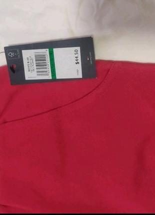 Яскраві червоні брендові теплі спортивні штани2 фото