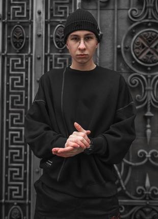 Світшот оверсайз seam чорний🖤