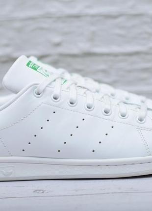 44 розмір. білі шкіряні чоловічі кросівки adidas stan smith. оригінал