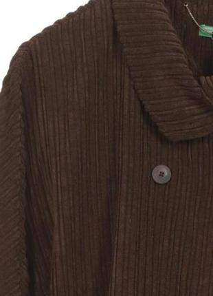 Піджак вельветовий тонкий/ куртка вельветова тонка benetton4 фото