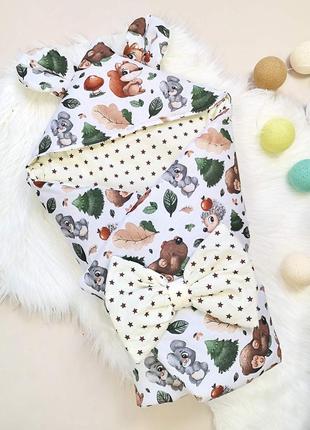 Демісезонний конверт на виписку для немовлят