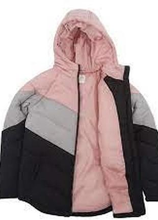 Дитяча курточка usa pro colour block puffer jacket junior girls, розмір 9-10