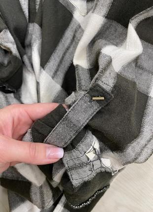 Сорочка хакі в клітку від zara3 фото