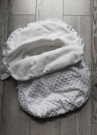 Теплый конверт мешок в коляску роддом на выписку