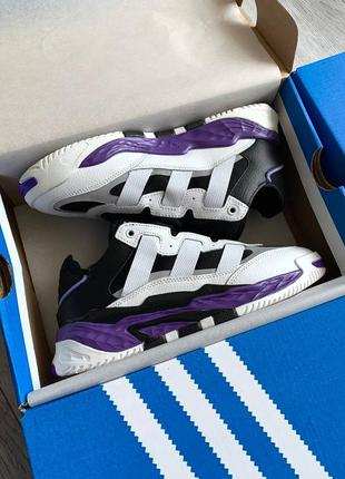 Кроссовки мужские adidas niteball фиолетовые / кросівки чоловічі адидас адідас фіолетові кроссы