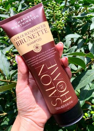 Шампунь для темных волос charles worthington colour enhancer brunette shampoo