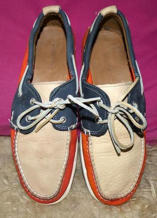 Чоловічі шкіряні топсайдеры timberland 6506r earthkeepers heritage boat