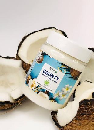 Натуральне кокосове масло для волосся та тіла +скраб2 фото