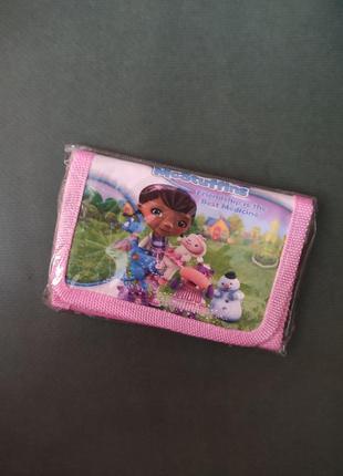 Дитячій гаманець для дівчинки лікар плюшева дисней1 фото