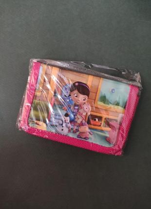 Дитячій гаманець для дівчинки лікар плюшева дісней