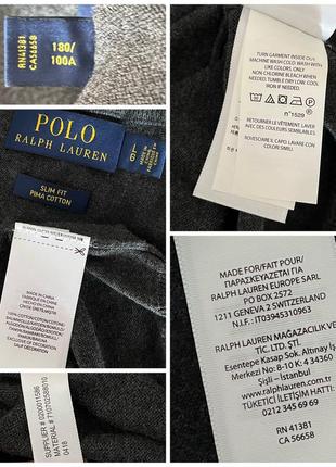 Polo ralph lauren пуловер сірий джемпер8 фото