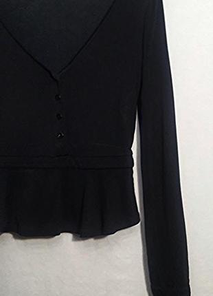 Armani jeans, блуза кардиган черный, made in italy2 фото
