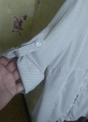 Классная легкая хлопковая блуза рубашка туника george р.18 (индия). большой разме4 фото