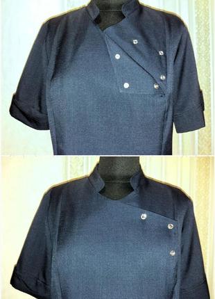 Стильна блузка, сорочка, туніка, короткий рукав4 фото
