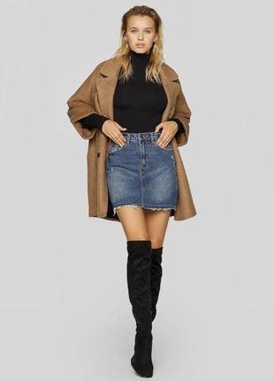 Джинсовая юбка bershka zara mango