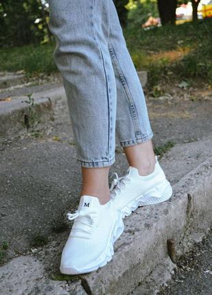 Жіночі кросівки  sneakers white v2 женские кроссовки3 фото