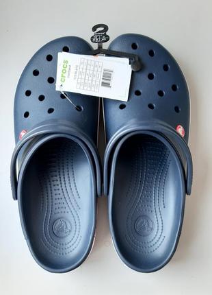 Большой размер оригинальные crocs crocband navy m13, размер 46-47. 11016-410