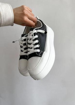 Жіночі кросівки  sneakers white black женские кроссовки