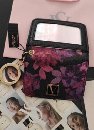 Идея для подарка кардхолдер мини кошелек брелок foldable card case victoria's secret виктория сикрет вікторія сікрет оригинал4 фото