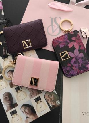 Идея для подарка кардхолдер мини кошелек брелок foldable card case victoria's secret виктория сикрет вікторія сікрет оригинал7 фото