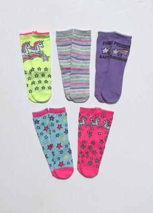 Шкарпетки носки для дівчинки единороги оригінал примарк primark