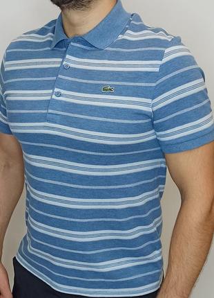 Футболка чоловіча поло в смужку l...e. розмір - м