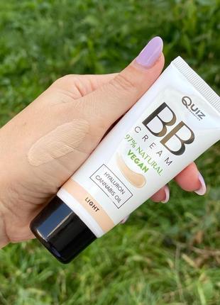 Тональний вв-крем quiz cosmetics bb beauty balm cream spf15 - light к. 1313